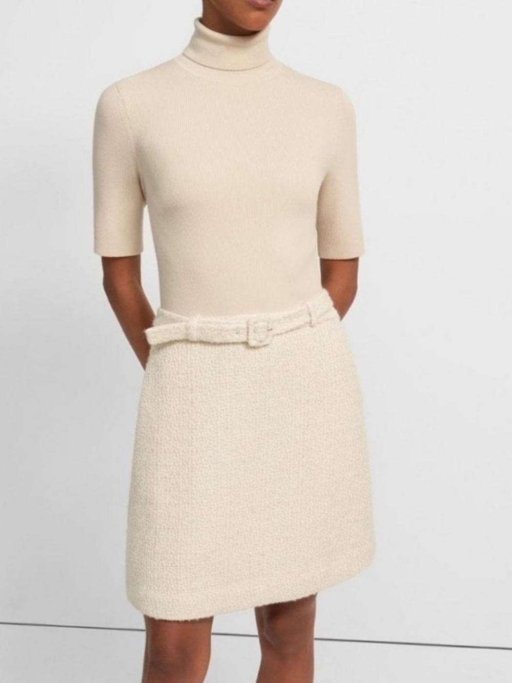 Theory Cream Dress